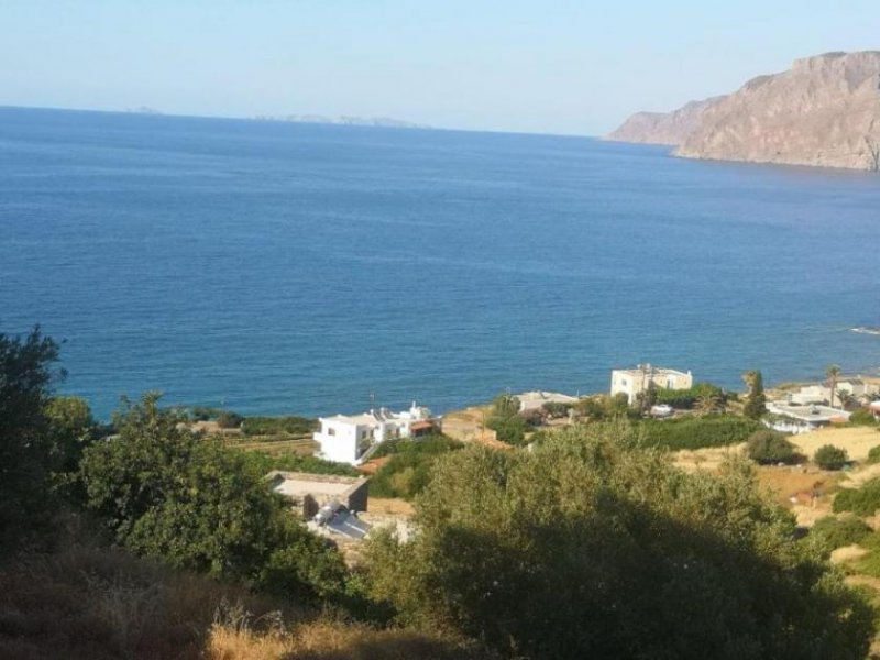 Mochlos Kreta, Mochlos: Baugrundstück mit Meerblick zu verkaufen Grundstück kaufen